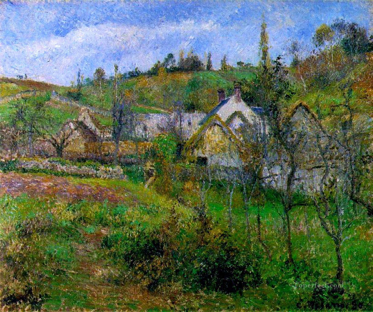 le valhermeil near pontoise 1880 Camille Pissarro scenery Oil Paintings